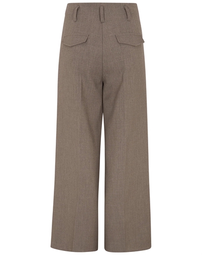 Soft Rebels - SRAubree Bukser - Silver Mink Melange